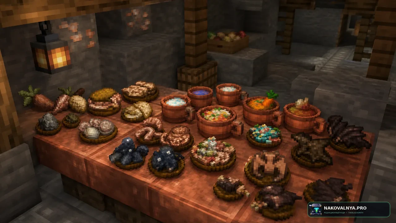 Miner's Delight: пещерную кухню и ингредиенты — редакционная иллюстрация 2 из 3