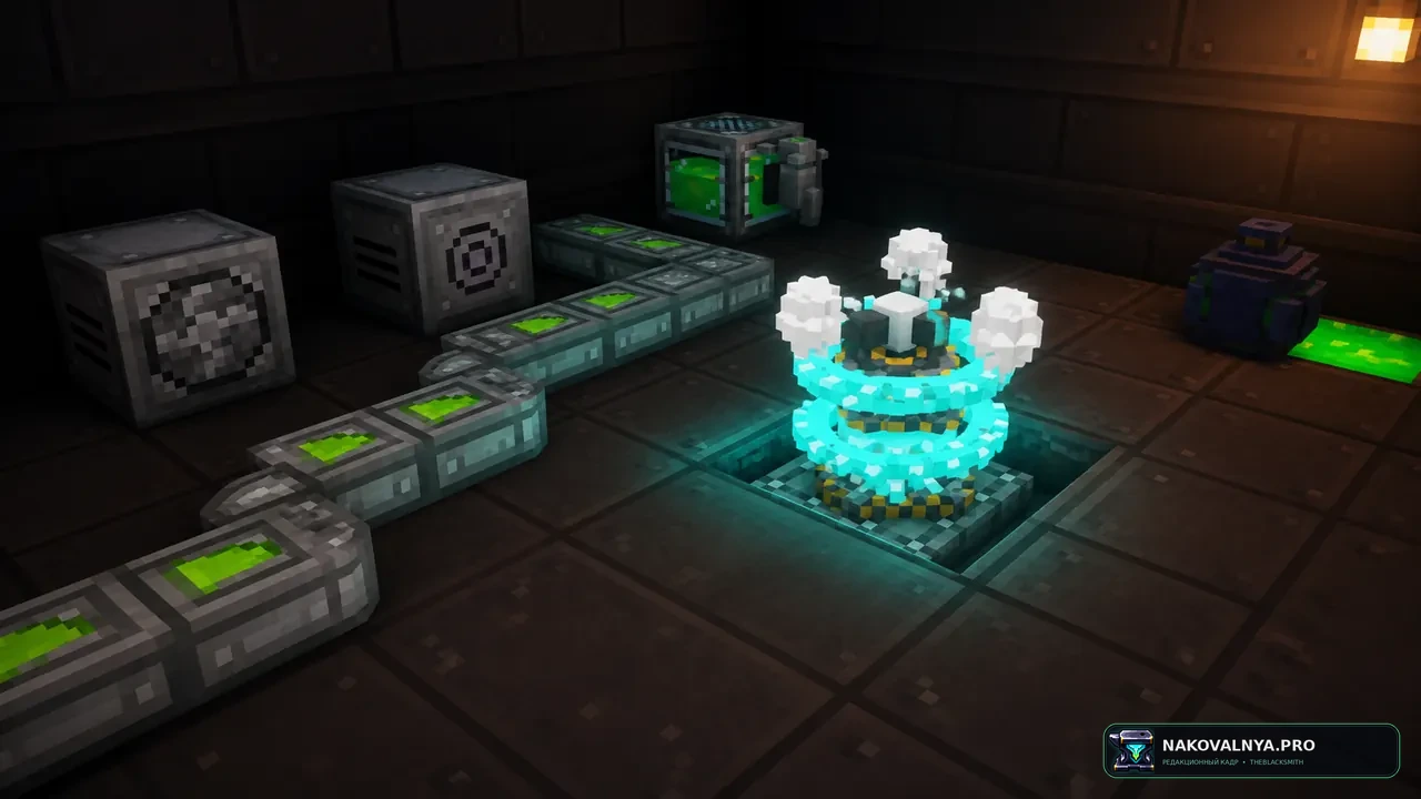 Mob Grinding Utils: Vanillafied (16px): ванильное оформление Mob Grinding Utils в 16px — редакционная иллюстрация 2 из 3