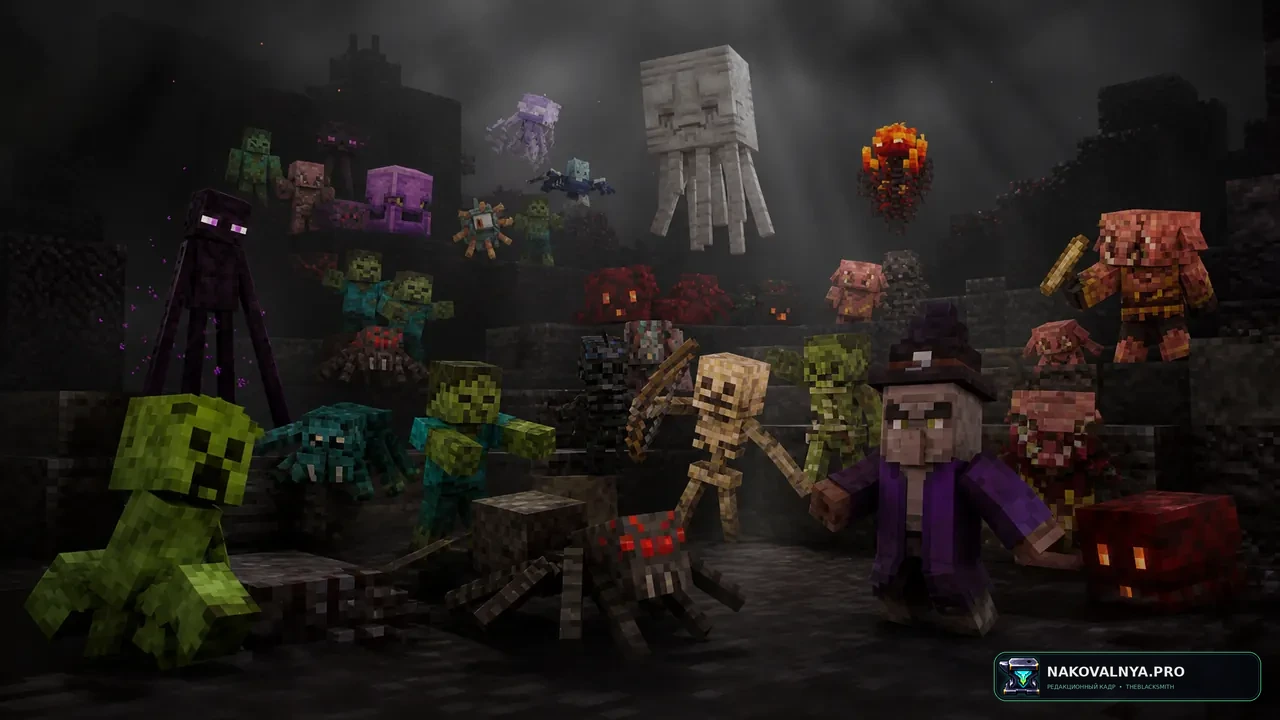 Изображение к проекту Mobs Refreshed + Fresh Animations