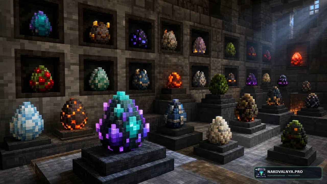 Modded Omelet - Modern Spawn Eggs: современные яйца призыва для ванили и модов — редакционная иллюстрация 2 из 3