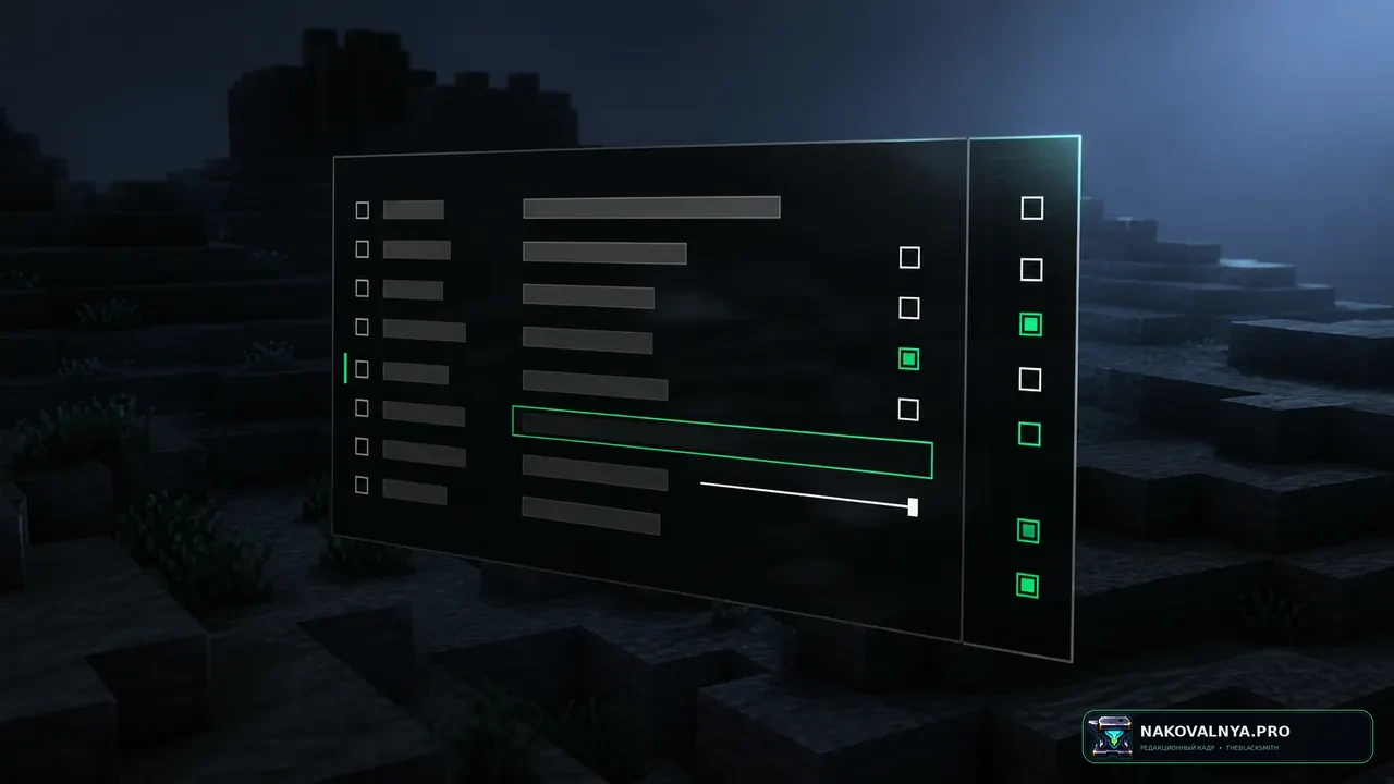 Modrinth GUI: интерфейс в стиле Modrinth — редакционная иллюстрация 2 из 3