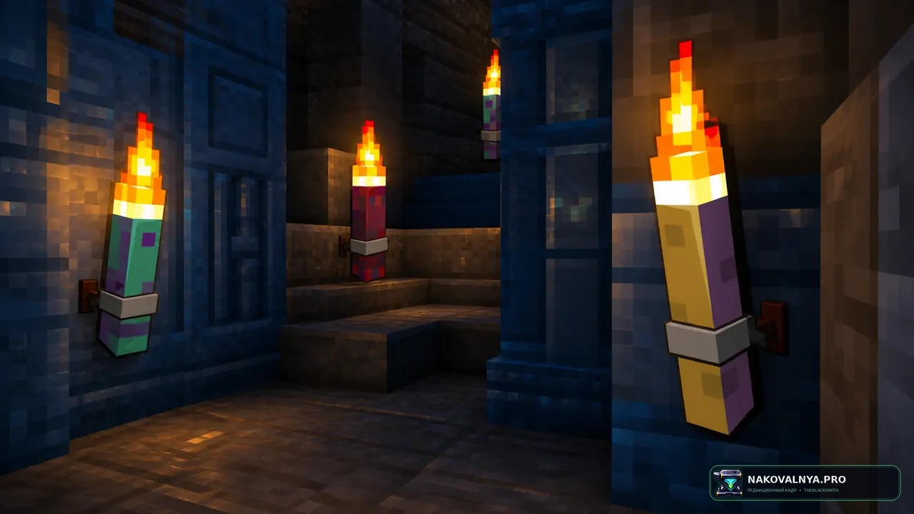 More Beautiful Torches: разнообразные декоративные факелы — редакционная иллюстрация 2 из 3