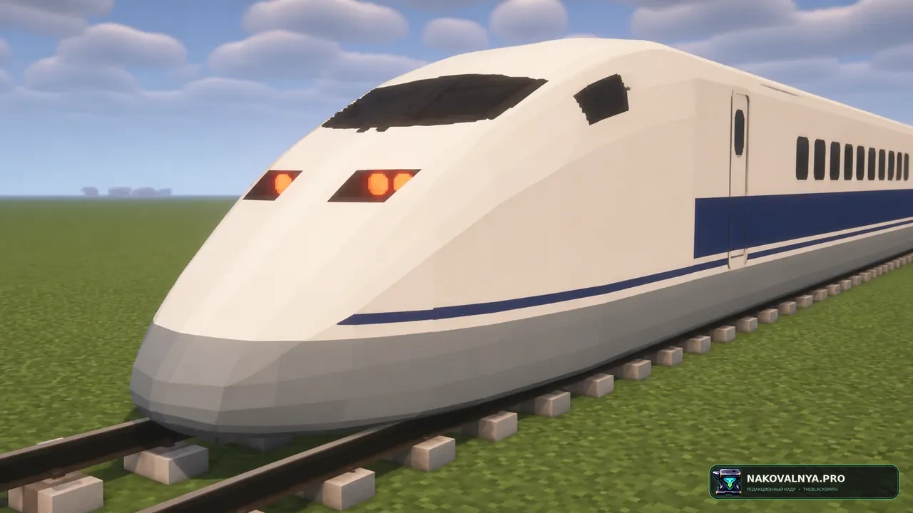 [MTR] 300X | Class 955 Shinkansen: поезд 300X для Minecraft Transit Railway — редакционная иллюстрация 3 из 3