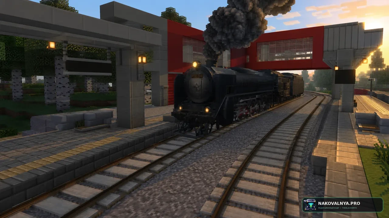 Nemo's Transit Expansion: экспериментальное расширение Minecraft Transit Railway — редакционная иллюстрация 2 из 3