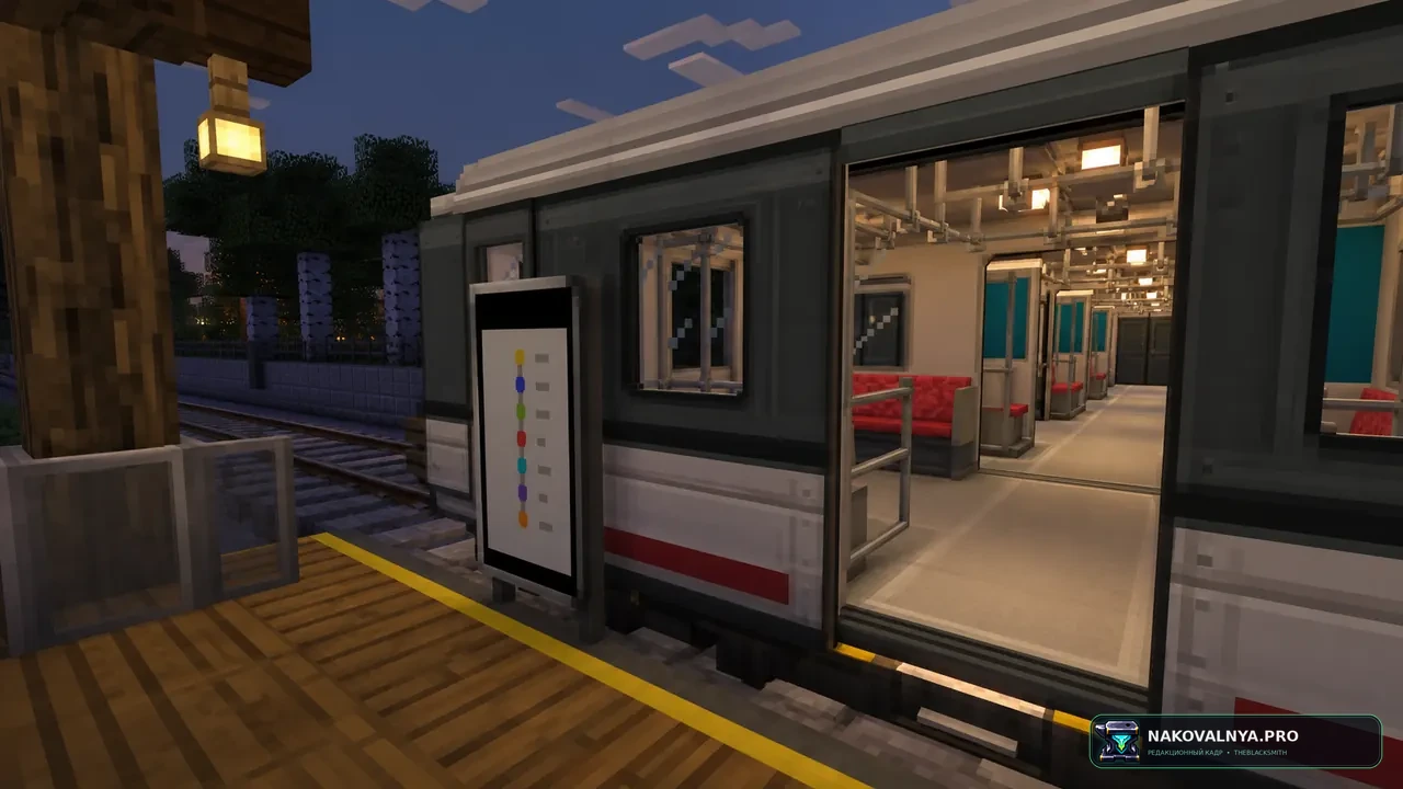 Nemo's Transit Expansion: экспериментальное расширение Minecraft Transit Railway — редакционная иллюстрация 3 из 3