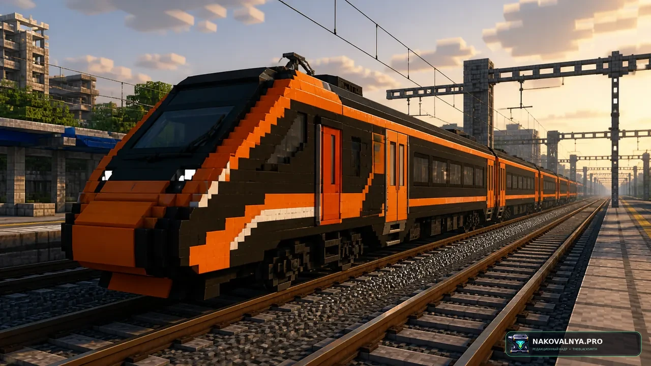 [MTR3/4] Vande Bharat (Saffron) - Indian Railways: индийский поезд Vande Bharat для MTR — редакционная иллюстрация 2 из 3