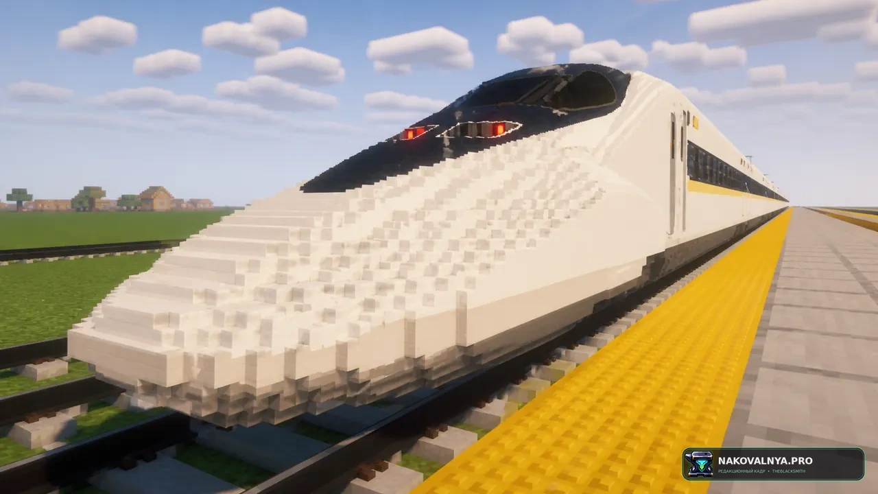[MTR] 700 Series Shinkansen: поезда Синкансэн серии 700 для Minecraft Transit Railway — редакционная иллюстрация 3 из 3