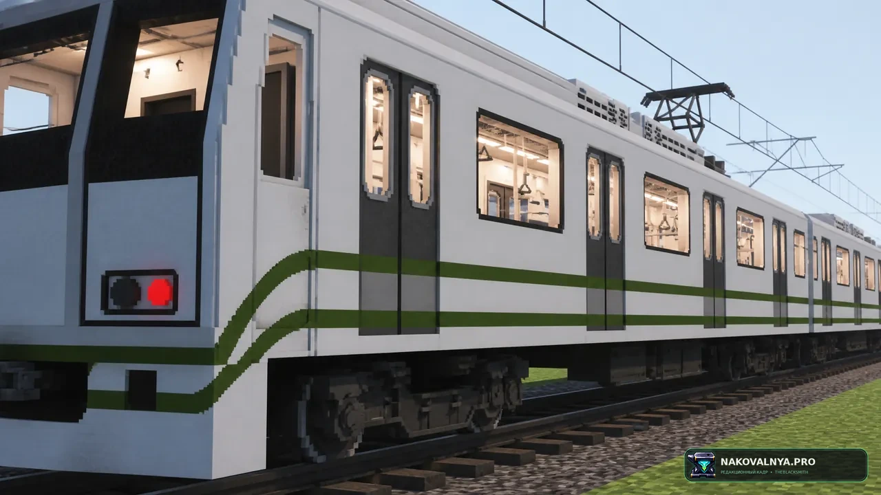 [MTR4] 서울도시철도 전동차 | SMRT Trains: модели бывших поездов SMRT для Minecraft Transit Railway — редакционная иллюстрация 3 из 3