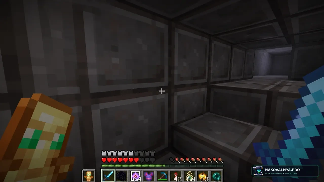Netherite Stone / Bedrock: маскировку координат по узорам блоков — редакционная иллюстрация 3 из 3