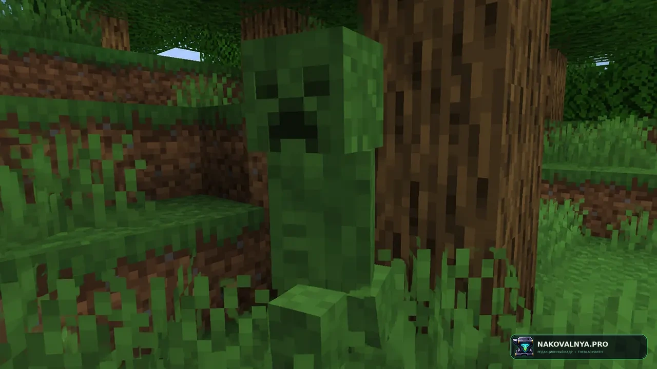 notandvm's creepers!: биомную маскировку криперов — редакционная иллюстрация 3 из 3