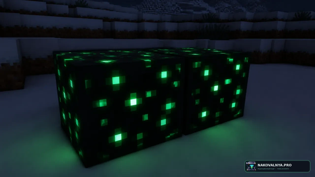 notandvm's emissive sculk!: свечение скалка и связанных предметов — редакционная иллюстрация 3 из 3