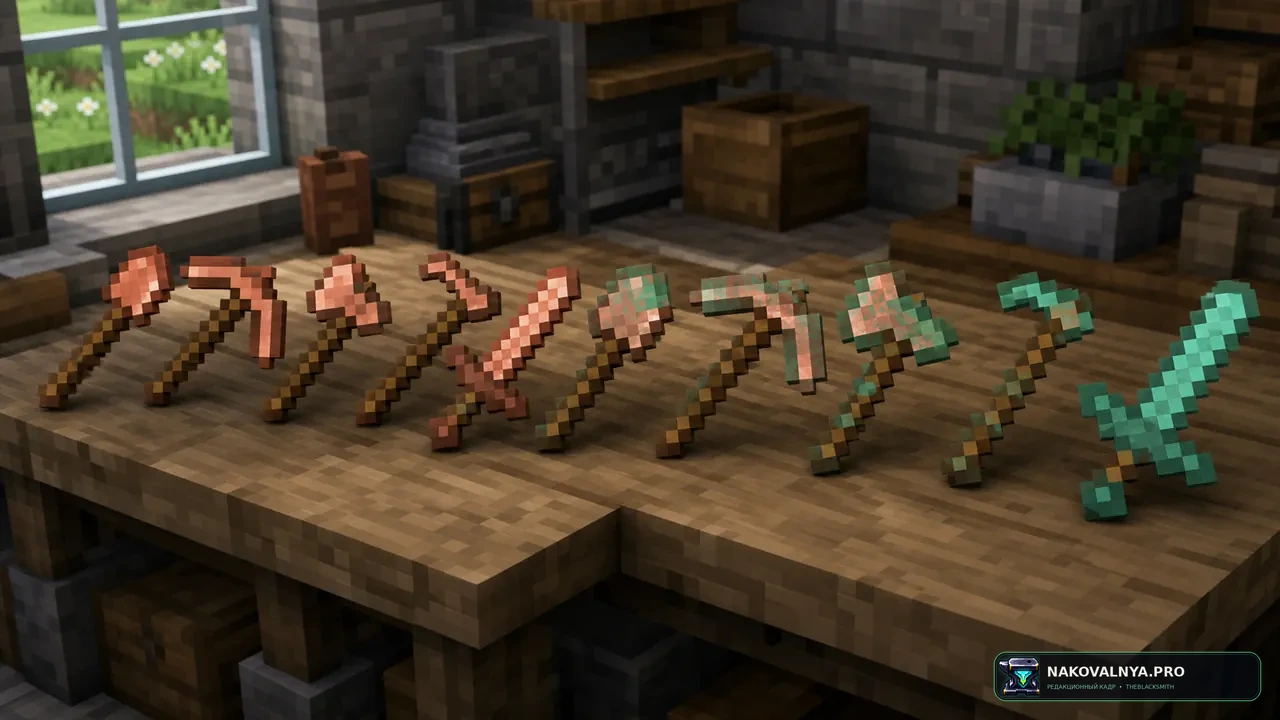 Изображение к проекту Dani's Oxidizing Copper Tools