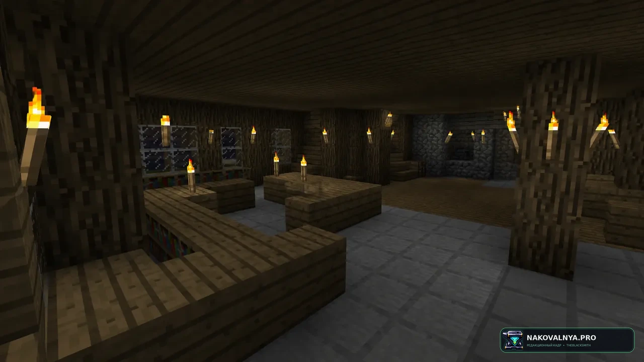 Old School Minecraft: атмосферу Alpha и Beta с современным контентом — редакционная иллюстрация 2 из 3