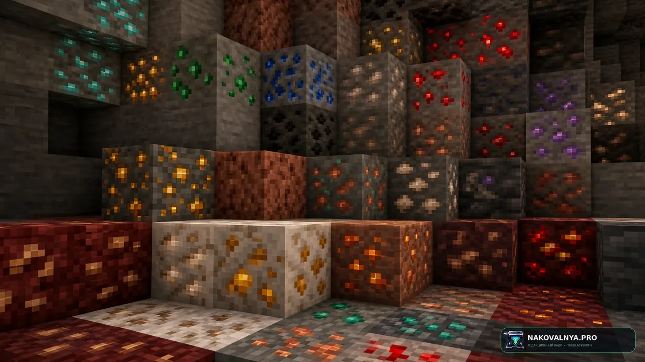 Ore Variants: разнообразные варианты руд — редакционная иллюстрация 3 из 3