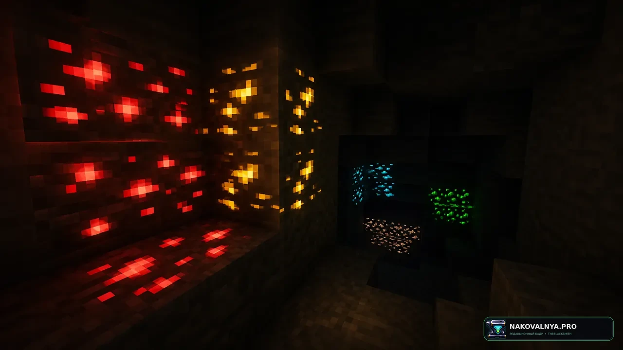 Ores Aura: светящиеся контуры руд — редакционная иллюстрация 3 из 3