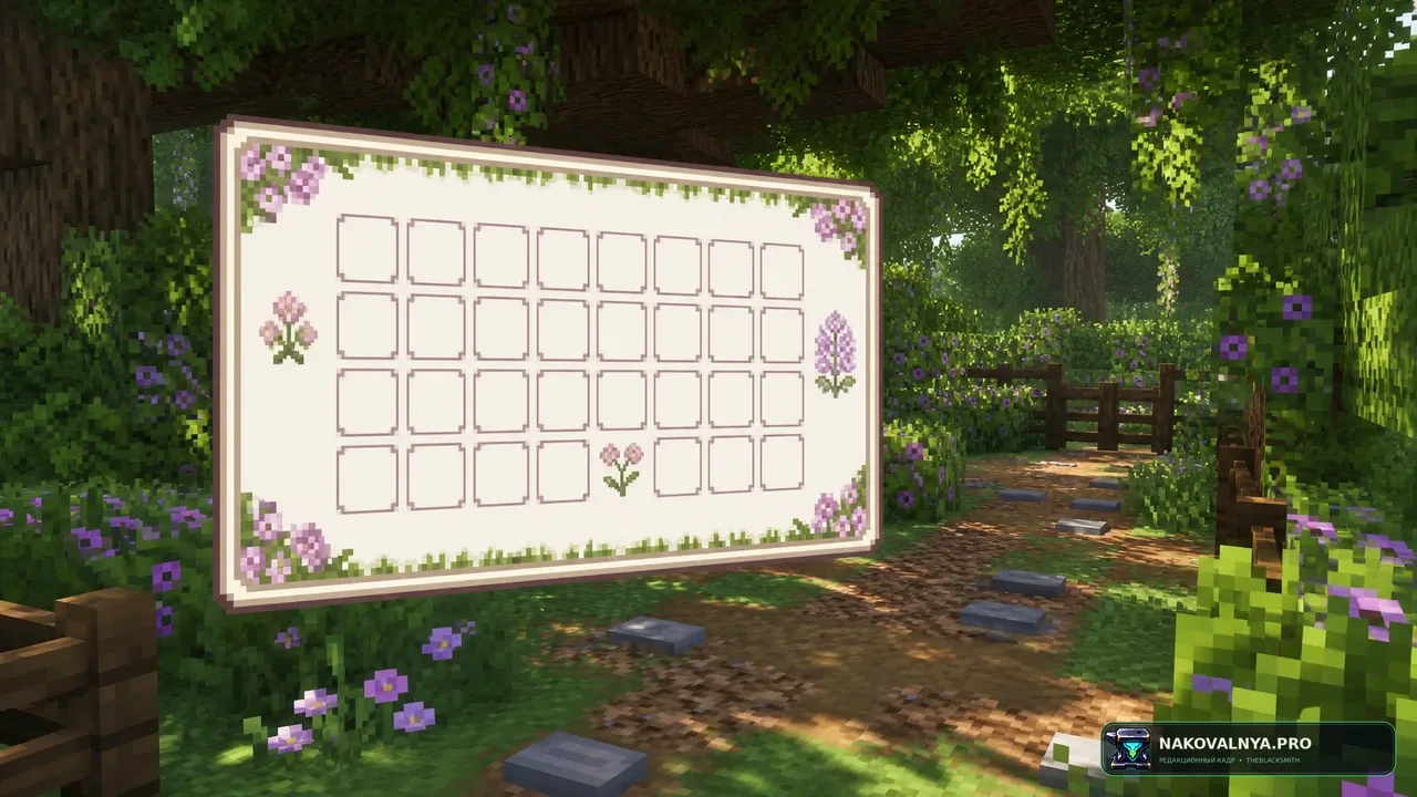 Изображение к проекту Overgrown Flowery GUI