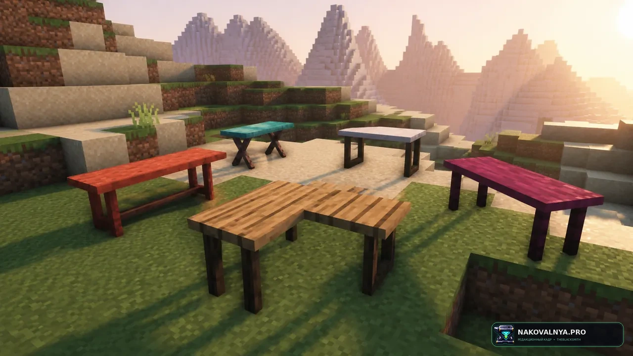 Paladin's Furniture Mod: функциональную современную мебель — редакционная иллюстрация 2 из 3