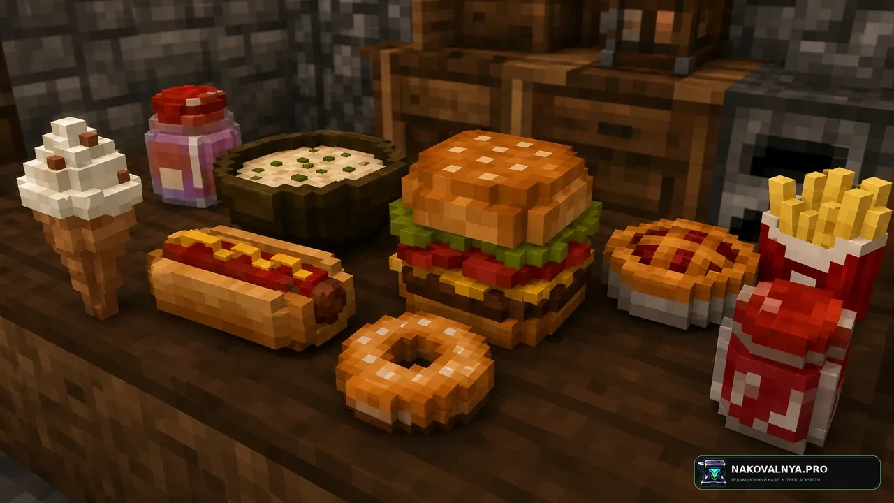 Pam's HarvestCraft 2: Food Core: сотни блюд и кухонные инструменты — редакционная иллюстрация 3 из 3