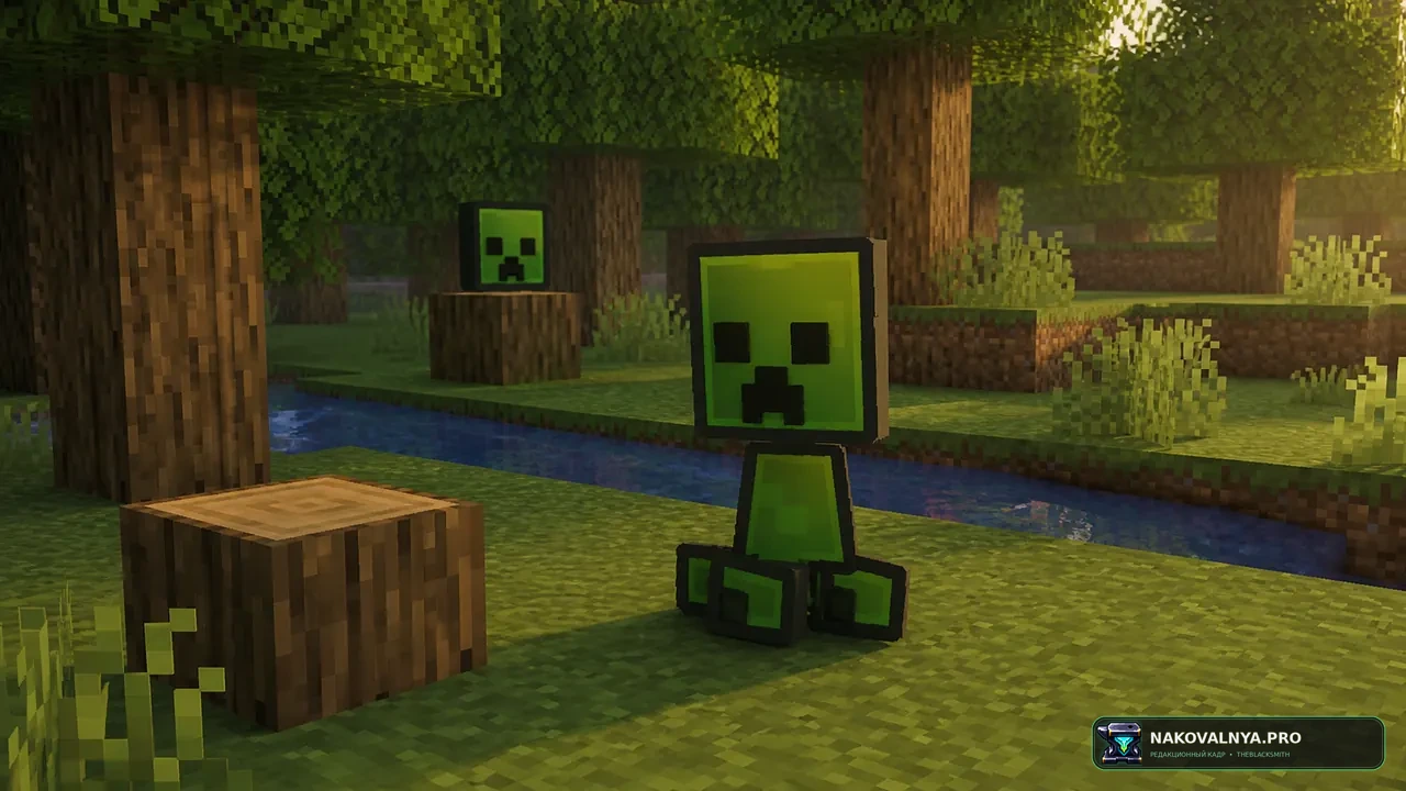 Paper Creeper: бумажного крипера в стиле Paper Mario — редакционная иллюстрация 2 из 3