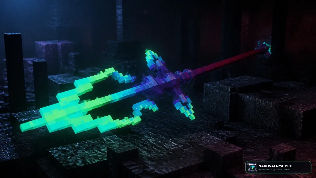 Phantomguard Trident CEM: фантазийную 3D-модель Phantomguard для трезубца — редакционная иллюстрация 2 из 3
