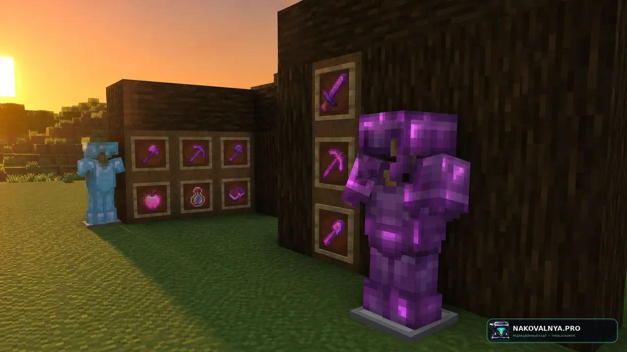 Pink Enchantment Glint: розовое мерцание зачарований — редакционная иллюстрация 2 из 3