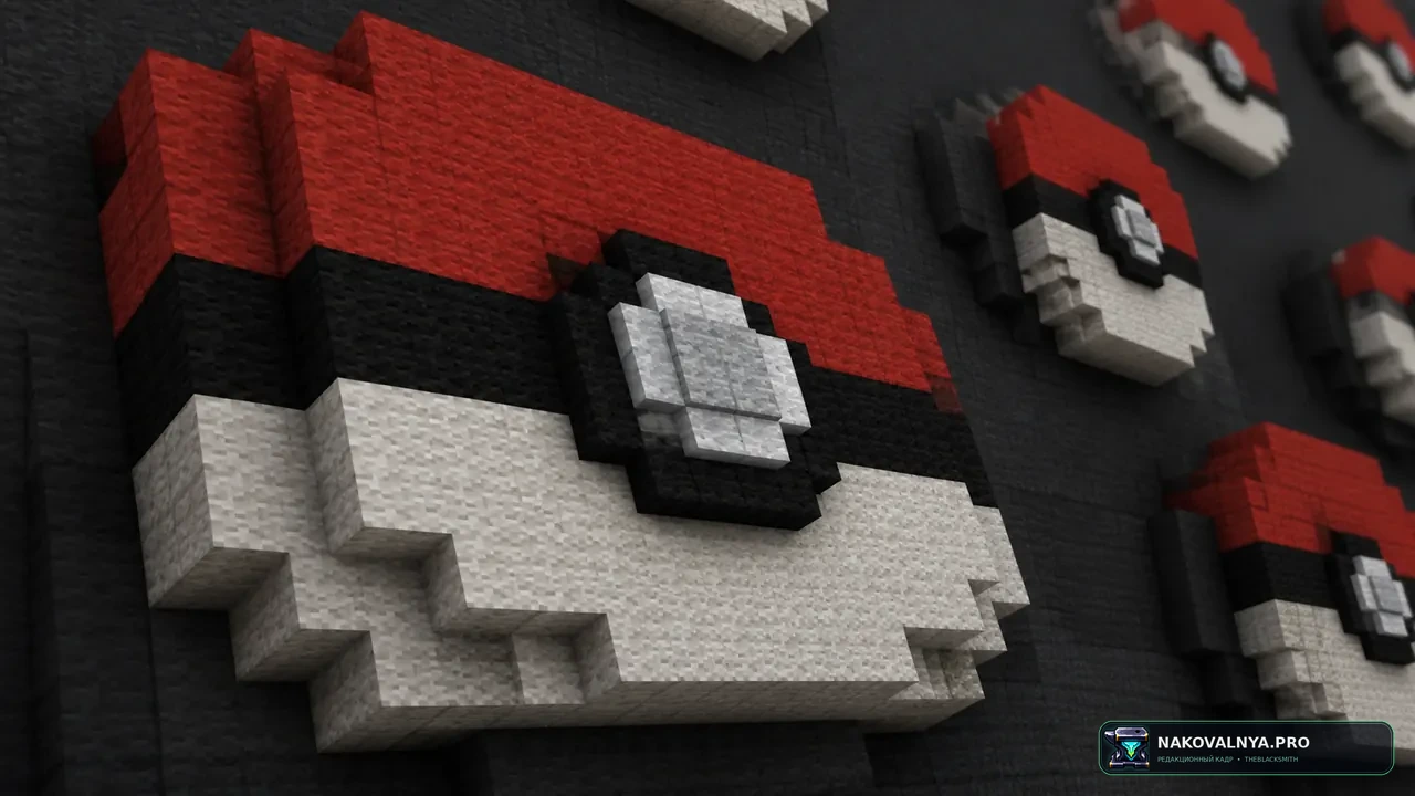 Pixelmon Planet: приключения с покемонами и удобным клиентом — редакционная иллюстрация 3 из 3