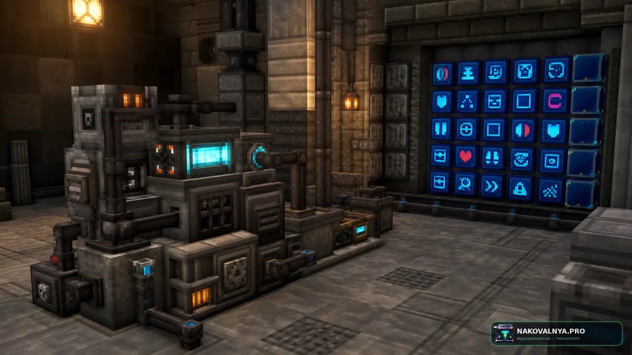 PneumaticCraft: Repressurized: пневматическую технику и автоматизацию — редакционная иллюстрация 2 из 3