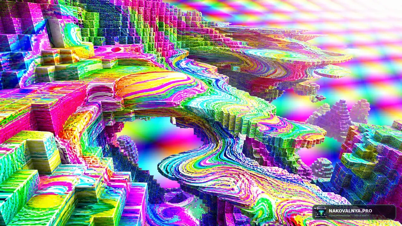 Psiho shader: психоделическую и тревожную картинку — редакционная иллюстрация 2 из 3