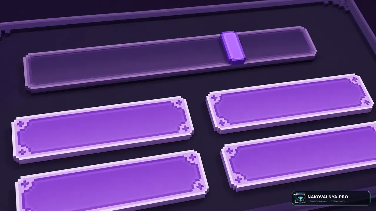 Purple GUI: фиолетовый интерфейс — редакционная иллюстрация 3 из 3
