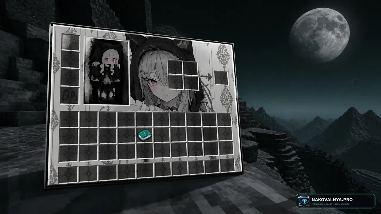 PvP Haimiya Pack + Anime sky: серое аниме-оформление для PvP и Crystal PvP — редакционная иллюстрация 3 из 3