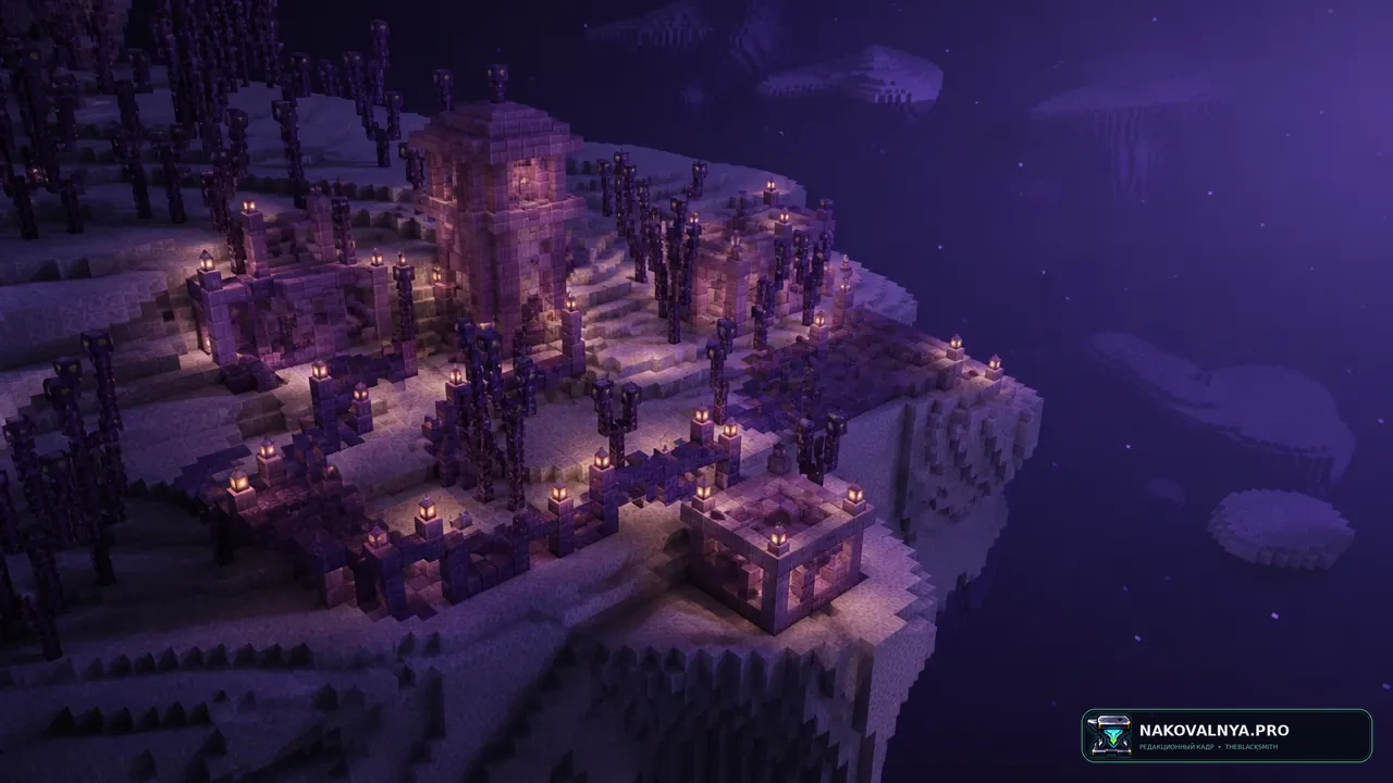 qrafty's End Villages: новые руины и поселения в Крае — редакционная иллюстрация 2 из 3