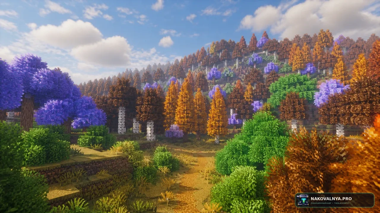 Изображение к проекту rainbow's foliage: polytone