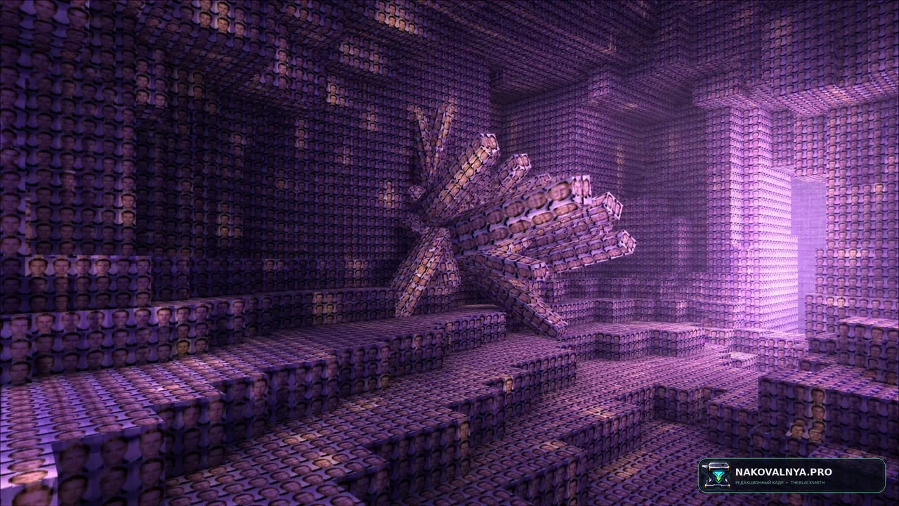 ReAlexey: гротескный мемный визуальный эффект — редакционная иллюстрация 2 из 3