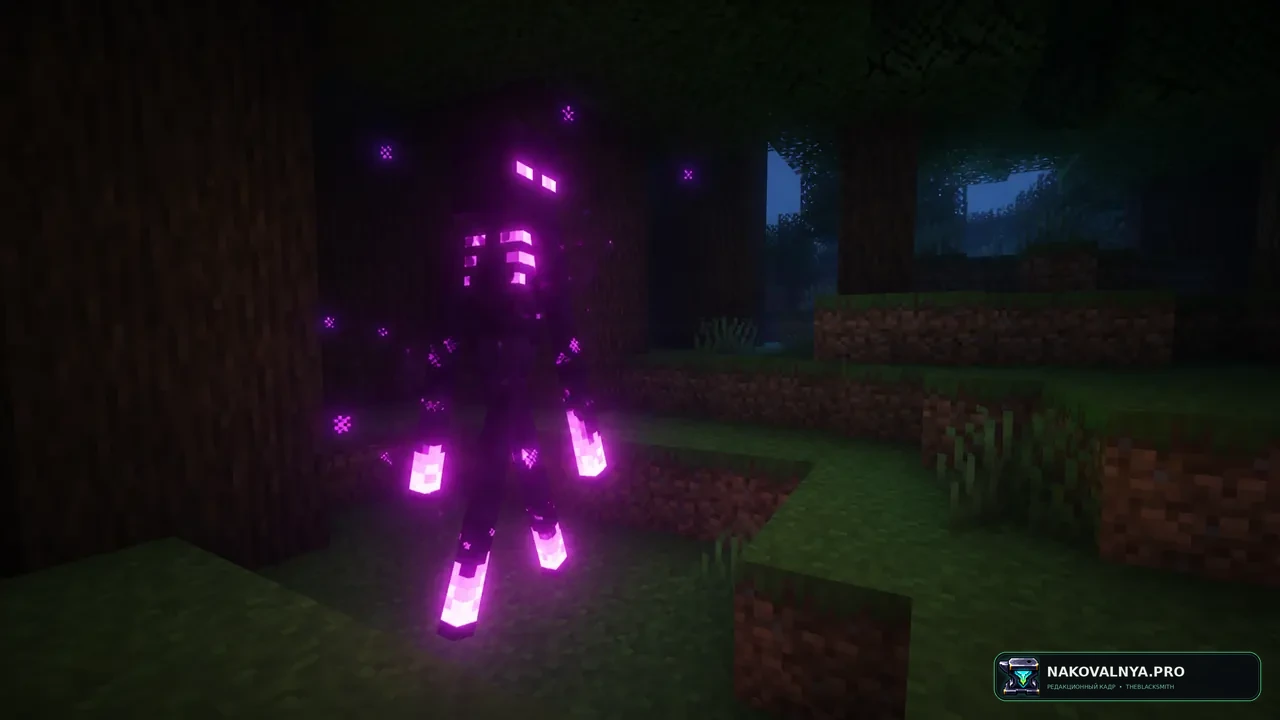 Redone Endermans X Fresh Animations: обновлённых анимированных эндерменов — редакционная иллюстрация 2 из 3