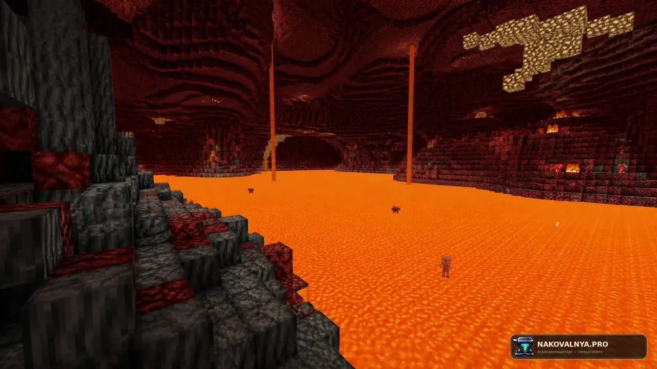 Remove Environmental  Fog (Water, Lava, Nether): чистый обзор под водой, в лаве и Нижнем мире — редакционная иллюстрация 2 из 3
