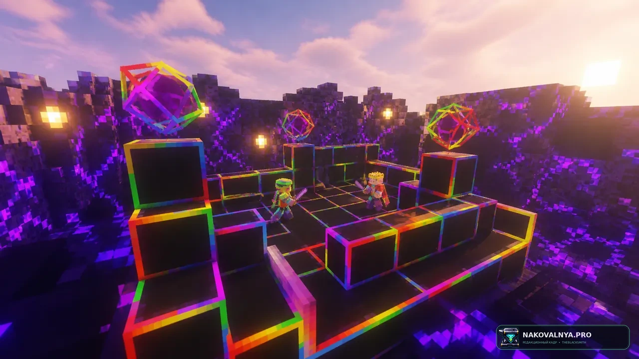 RGB PvP: RGB-оформление кристального PvP — редакционная иллюстрация 2 из 3