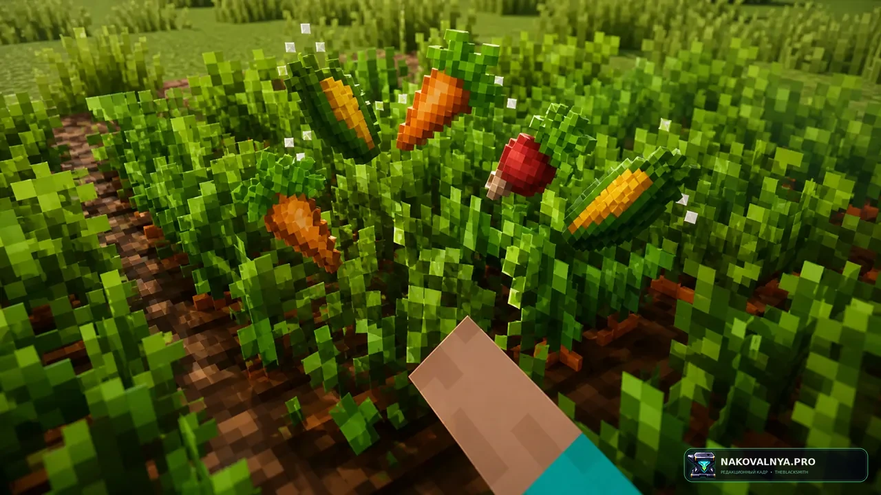 Right Click, Get Crops: удобный сбор урожая правой кнопкой — редакционная иллюстрация 3 из 3