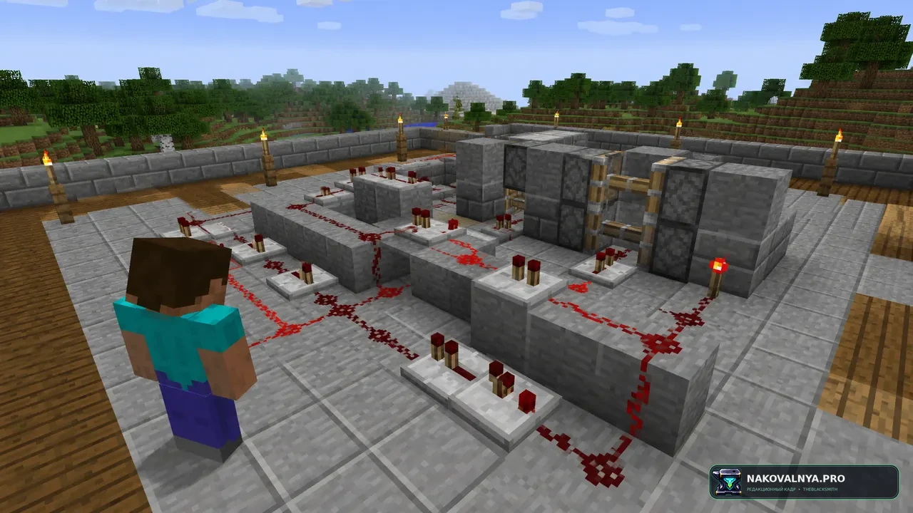 Изображение к проекту 红石生电优化【Redstone Survival Optimization】