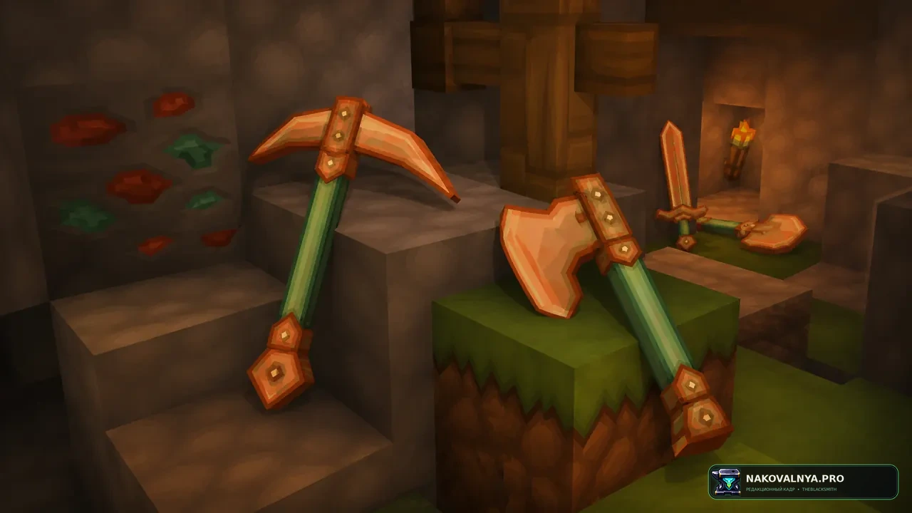 SAPIXCRAFT 32x: яркое мультяшное HD-оформление всего Minecraft — редакционная иллюстрация 3 из 3