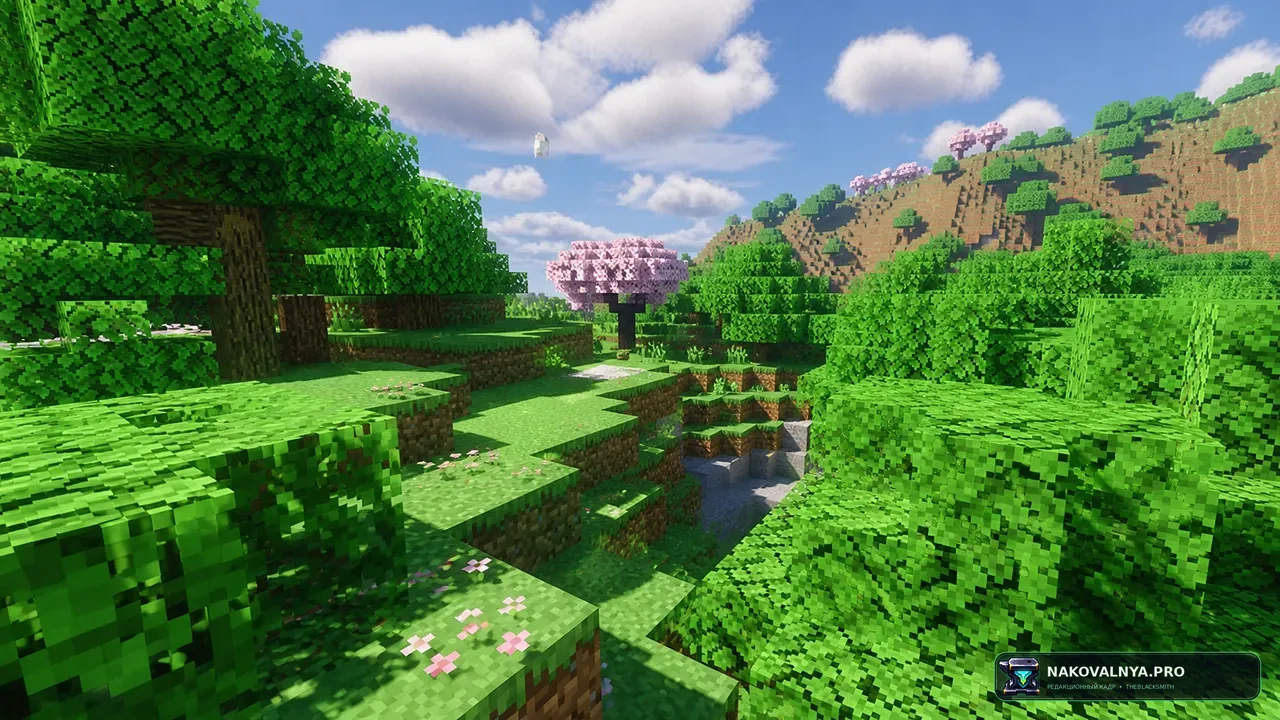 Shader Panorama For 1.21.6~8：Chase the Skies: шейдерную панораму главного меню — редакционная иллюстрация 3 из 3
