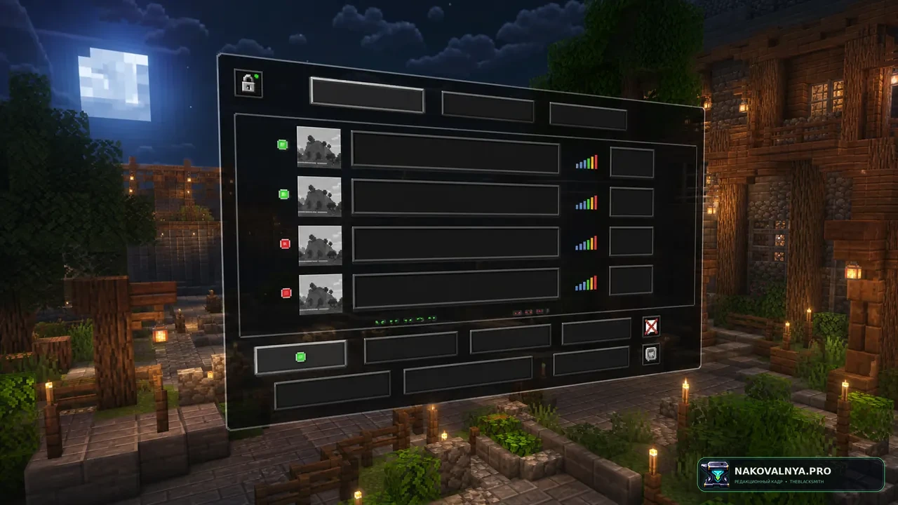 Sharp Fonts [Scale 3x] (GUI Scale dependant): чёткий шрифт для масштаба GUI 3x — редакционная иллюстрация 2 из 3