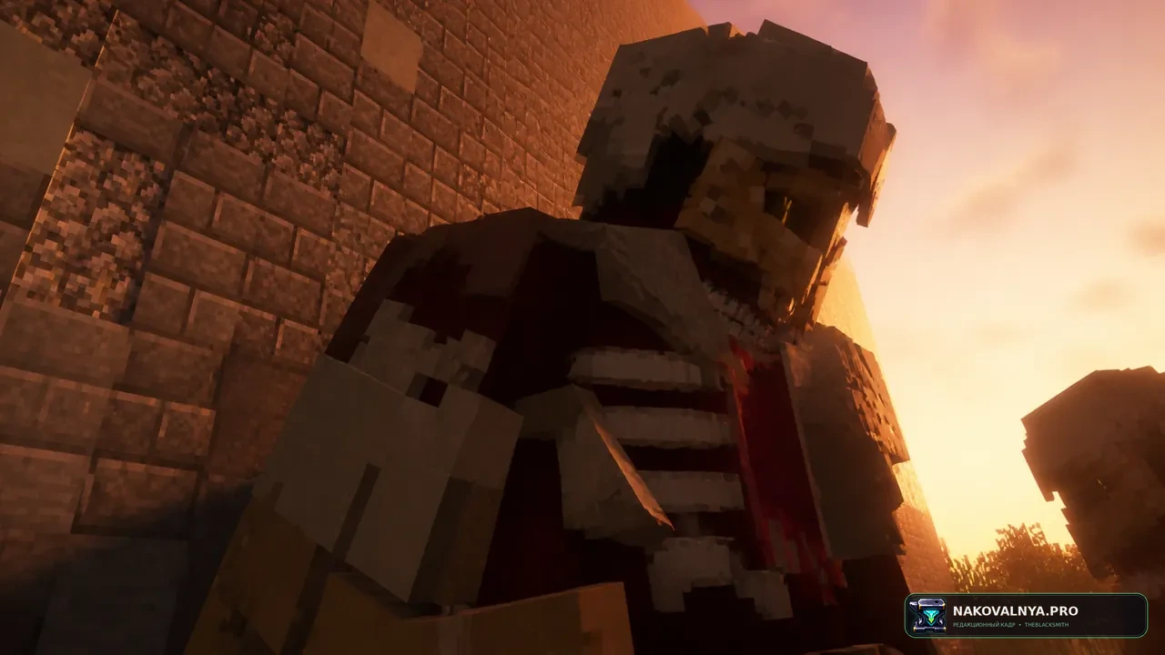 Shingeki no Craft Music: музыку Attack on Titan для сражений и выживания — редакционная иллюстрация 3 из 3