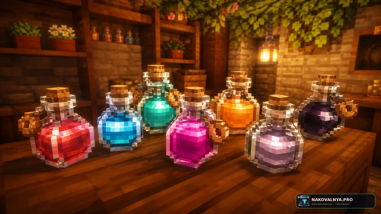Shrimp's Distinct Potions: различимые бутылки и зелья — редакционная иллюстрация 3 из 3