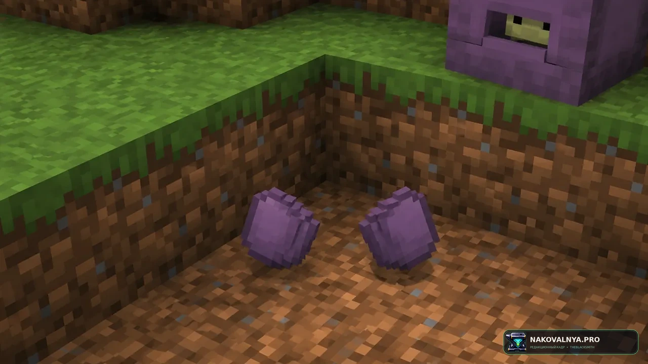 Shulker Drops Two: настраиваемую добычу панцирей шалкера — редакционная иллюстрация 3 из 3
