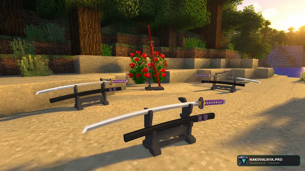 SlashBladeJapaneseAddonPack: японские клинки для SlashBlade — редакционная иллюстрация 2 из 3