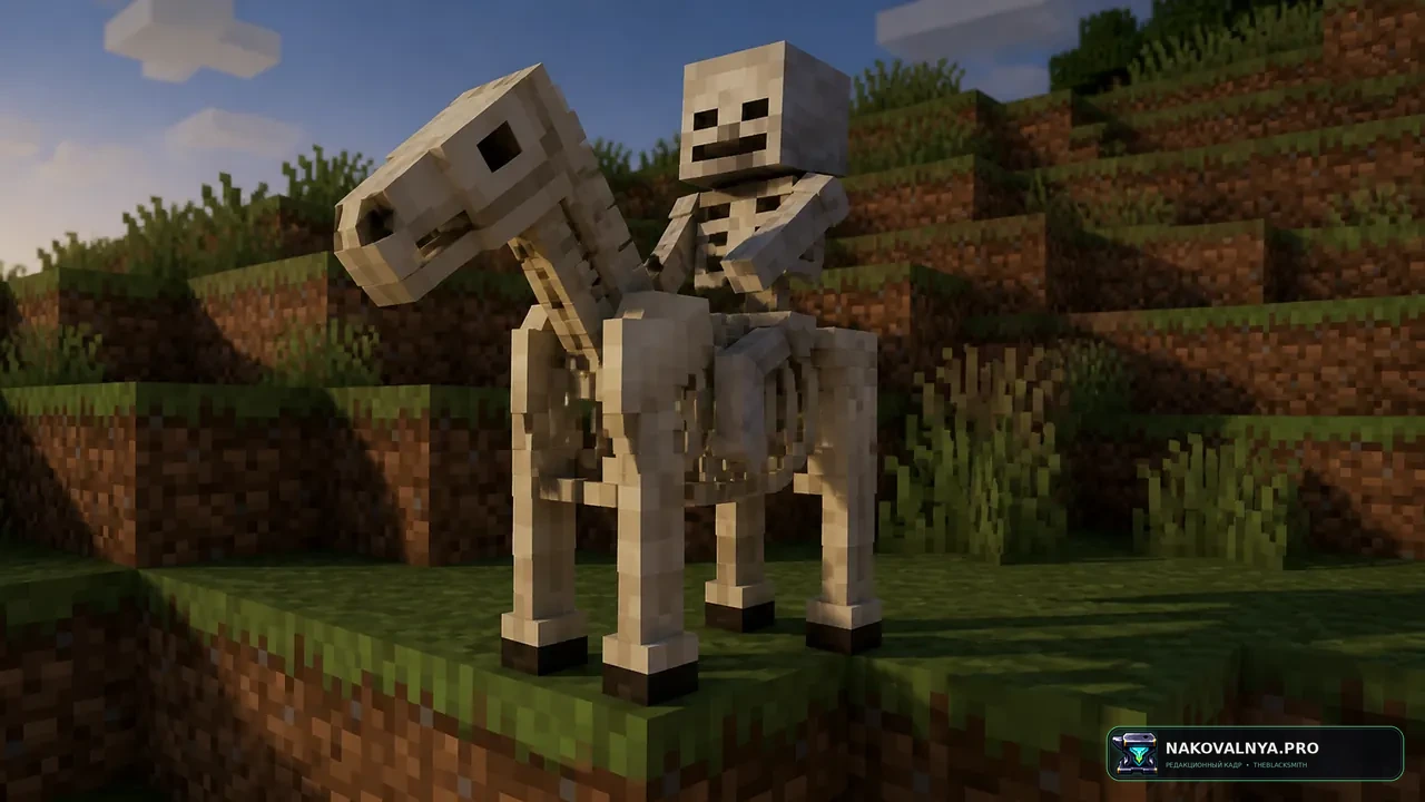 Skeleton Horse Spawn: естественное появление скелетных всадников — редакционная иллюстрация 3 из 3