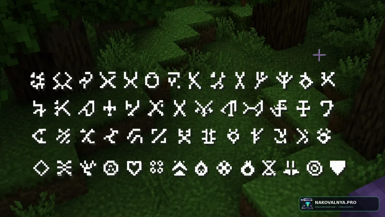 Slightly Improved Font (32x): улучшенный ванильный шрифт — редакционная иллюстрация 3 из 3