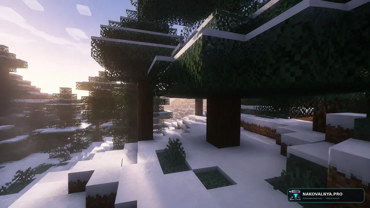 Snow Under Trees (Fabric): снег под лесными кронами — редакционная иллюстрация 2 из 3