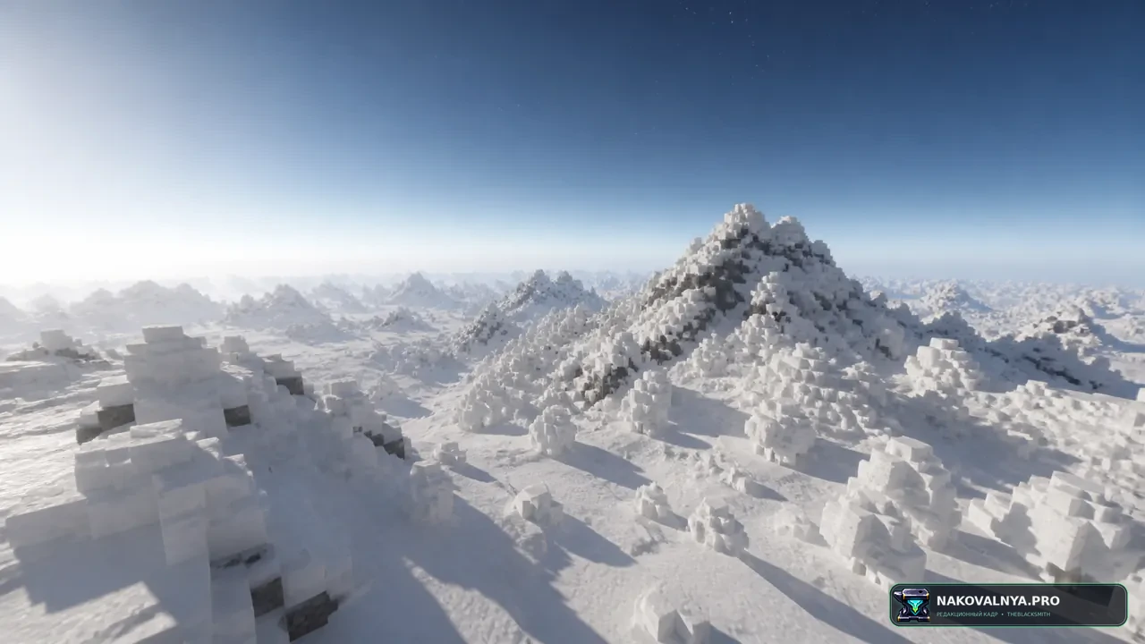 Snowy Mountains Sky: реалистичную горную панораму для разных времени суток и погоды — редакционная иллюстрация 2 из 3