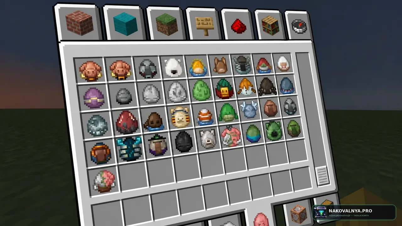 Spawn Egg Backport: новые текстуры яиц призыва — редакционная иллюстрация 3 из 3
